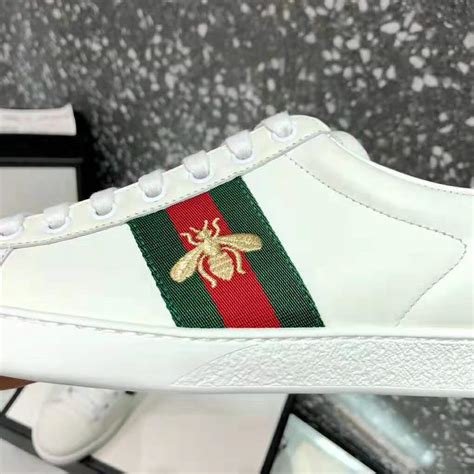 gucci shoes men bee|Gucci ace low top sneakers.